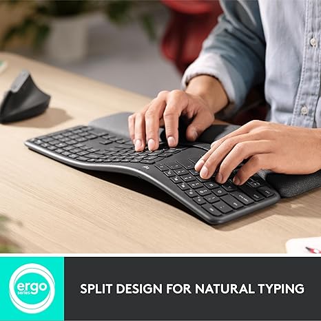 Logitech ERGO K860 Wireless Ergonomic Keyboard - Split Keyboard